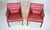 Mid Century Modern Lounge Chairs by Erwin Lambeth, Cane & Mahogany For Sale - Image 9 of 11
