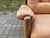 Vintage Cognac Caramel Aniline Leather Sofa, 1970s For Sale - Image 6 of 18