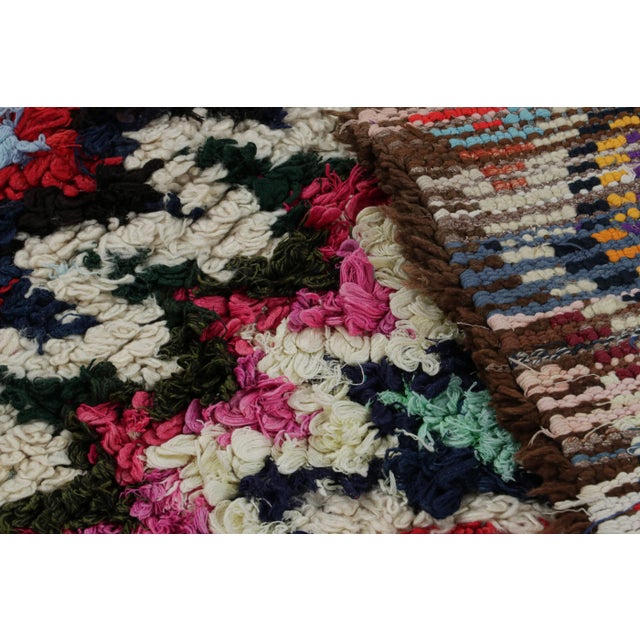 Textile 1950s Azilal Moroccan Style Runner With Patterns by Rug & Kilim For Sale - Image 7 of 7