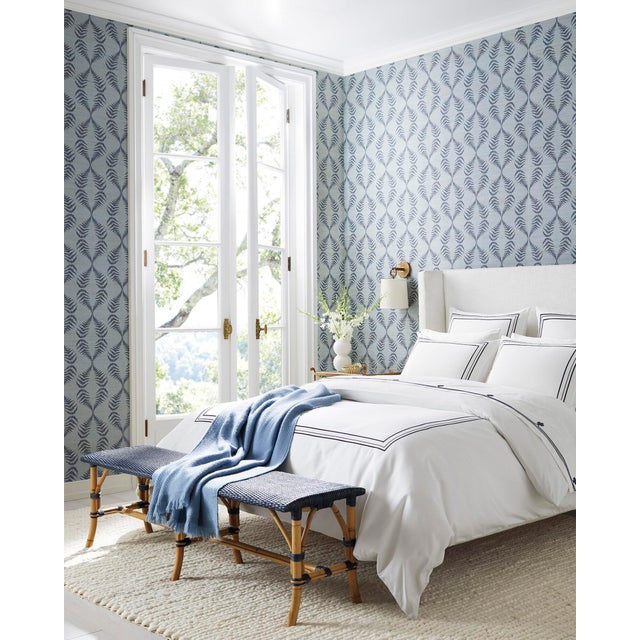 Serena & Lily Gardenside Grasscloth Wallpaper Roll Chairish