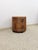 This gorgeous vintage pencil reed ribbed round rolling side table is a highly covetable and on-trend decorative find. The...