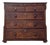 English Style Oak and Walnut Veneer Chest of Drawers For Sale