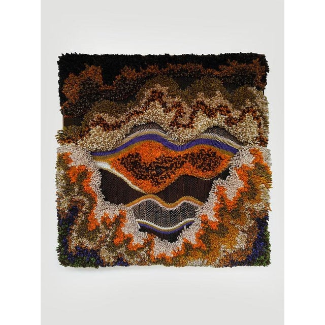Macrame Tapestry Rug by K. H. Kaeppel for Tisca Tapisserie For Sale - Image 3 of 8