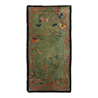 Antique Chinese Art Deco Rug For Sale