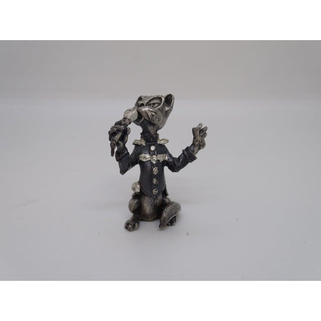 Musical Cats Figurine in Steel from Aryentis, 1980s For Sale - Image 16 of 18