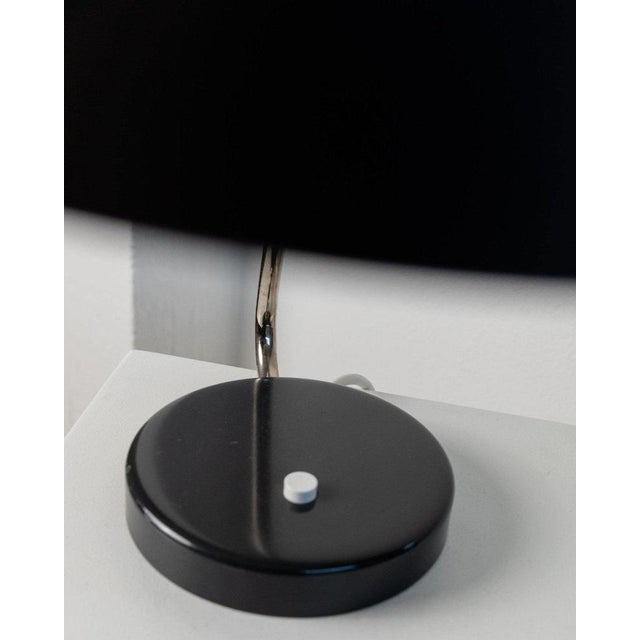 Mid-Century Minimalist Anthracite Model No. 6658 Table Lamp from Kaiser Idell / Kaiser Leuchten, 1960s For Sale - Image 4 of 13