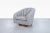 Mid-Century Modern Channel Back Swivel Lounge Chairs by Directional, 1970s For Sale - Image 9 of 12