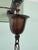 Metal Vintage Glass and Brass Lantern Chandelier, 1960s For Sale - Image 7 of 14