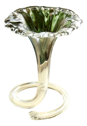 Vintage Murano Glass Flower Vase, 1970s