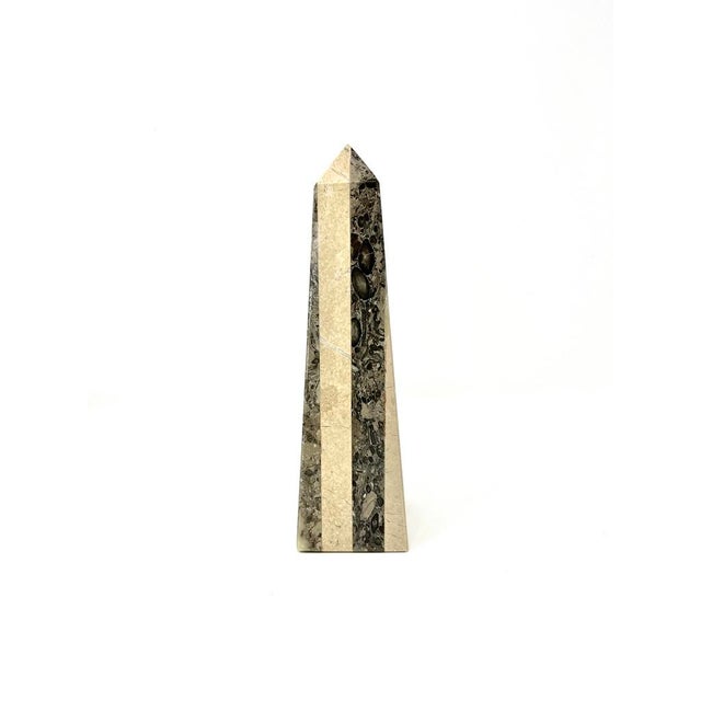 Late 20th Century Natural Stone Obelisk | Chairish