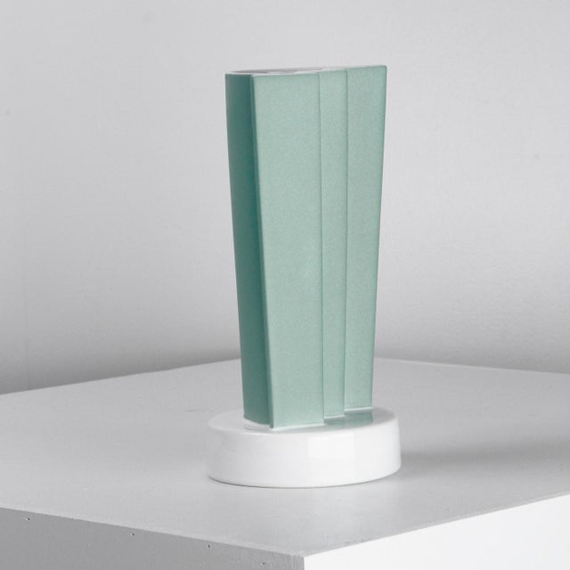 Ettore Sottsass Ceramic Vase by Ettore Sottsass for Alessio Sarri, 1990s For Sale - Image 4 of 12