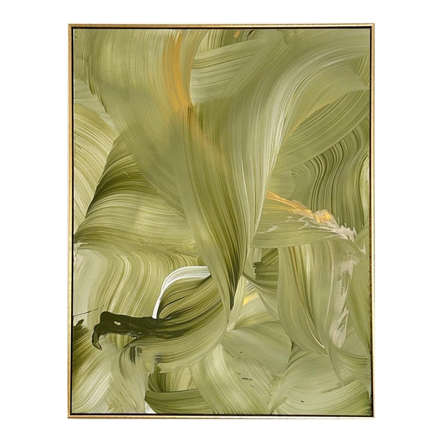 Contemporary Abstract Acrylic on Canvas "Could Become" by Nikolaos Schizas For Sale