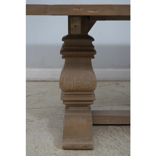 Restoration Hardware Restoration Hardware Large Farm Dining Room Table For Sale - Image 4 of 12