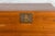 Wood Early 20th Century Chinese Late Qing Dynasty Pine Chest with Brass Hardware and Bracket Feet For Sale - Image 7 of 13
