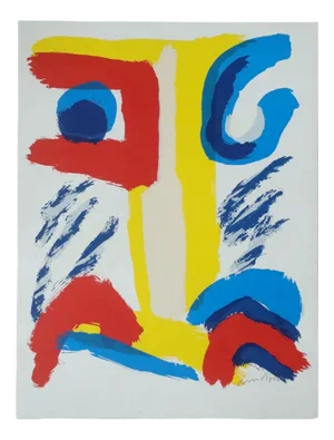 Bengt Lindström, Jätten på Berget, 1995, Color Lithograph