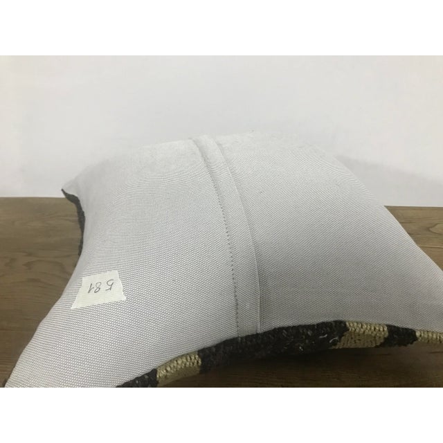 1960s 1960s Turkish Anatolian Striped Kilim Pillow For Sale - Image 5 of 6