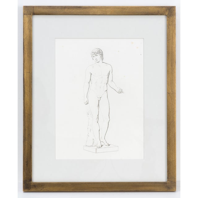 Roman Figures, 1800s, Engravings, Framed, Set of 4 For Sale - Image 6 of 6