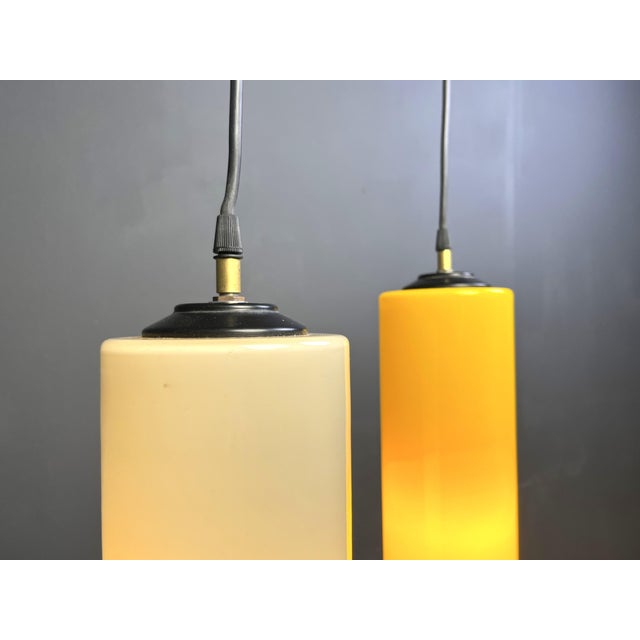 Beige Vintage Italian Pendant Light from from Vistosi, 1970s For Sale - Image 8 of 12