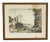 Landscape Scene with Classical Ruins, 2000s, Engraving, Framed For Sale