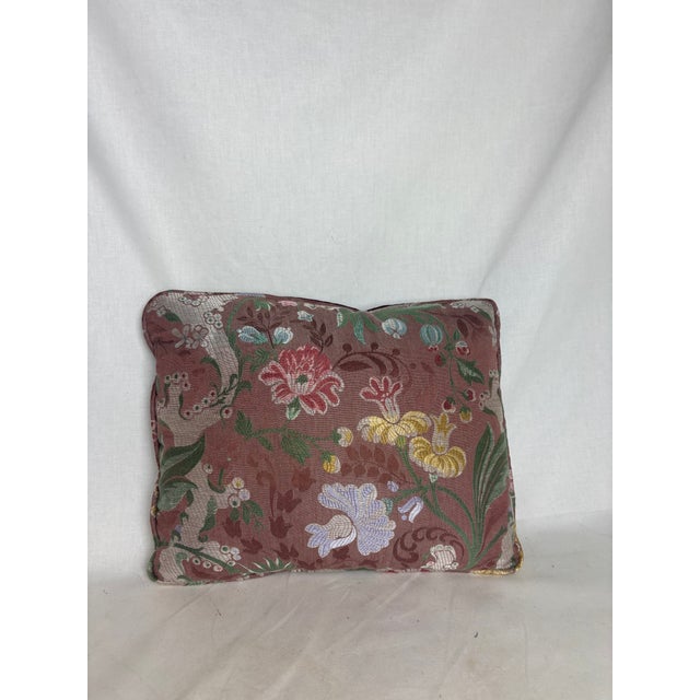 Textile Pair of Mauve & Plum Pillows For Sale - Image 7 of 7