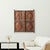 Far Pavilions Vintage Carved Teak Wood Window Wall Art For Sale - Image 4 of 4