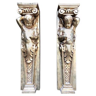 20th-Century Ionic Columns, Set of 2 For Sale