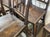 Antique Table in Elm and Oak with Extensions and Chairs, Set of 9 For Sale - Image 11 of 18