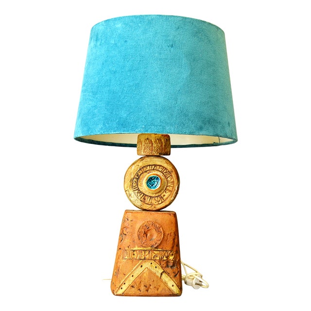 Ceramic Table Lamp by Bernarde Rooke for Kor, England, 1960s For Sale