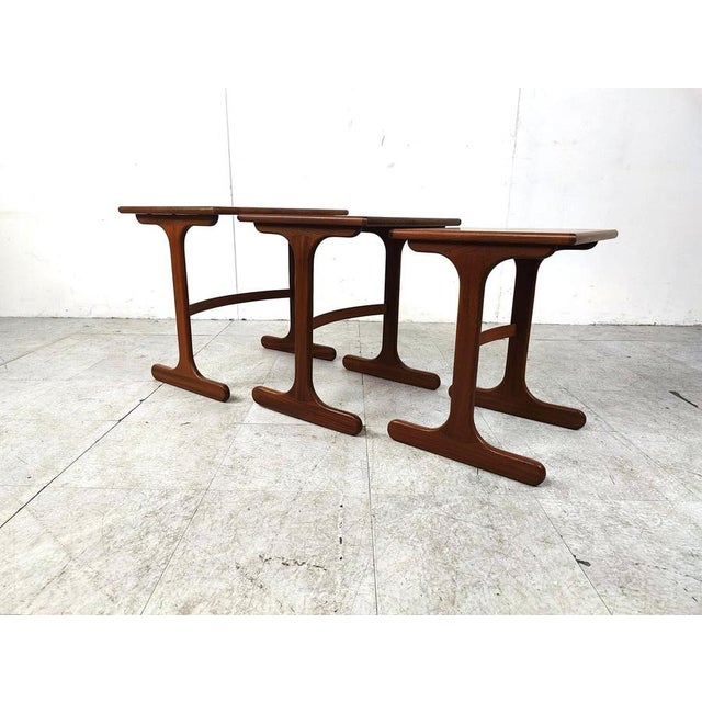 Set of Nesting Tables in Teak from G-Plan, 1950, Set of 3 For Sale - Image 9 of 13