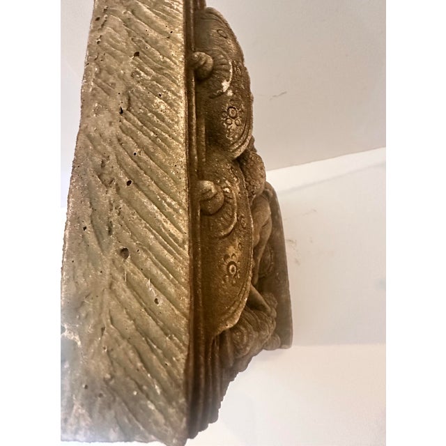 Stone Stone Relief Sculpture of Buddha With Attendants For Sale - Image 7 of 11