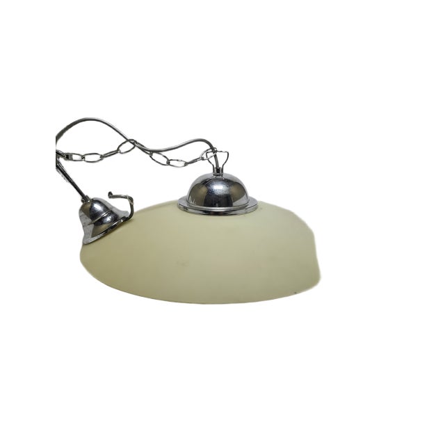 Vintage Postmodern Glass Chandelier, Poland, 1970s For Sale - Image 4 of 16
