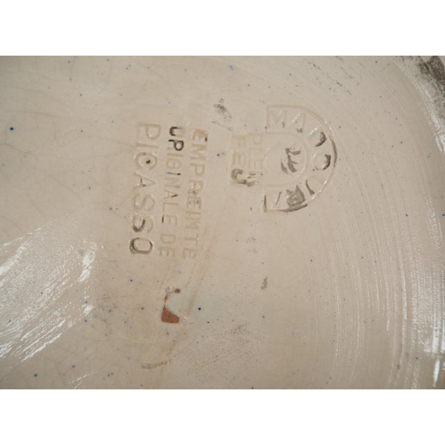 Pablo Picasso (1881-1973) and Atelier Madoura Goat head in profile, 1952 Original ceramic Large white earthenware dish,...