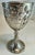 Metal Mid 20th Century Silver Plate Loving Cup Goblet Wedding Wine Stem Embossed Cherubs Grapes For Sale - Image 7 of 12