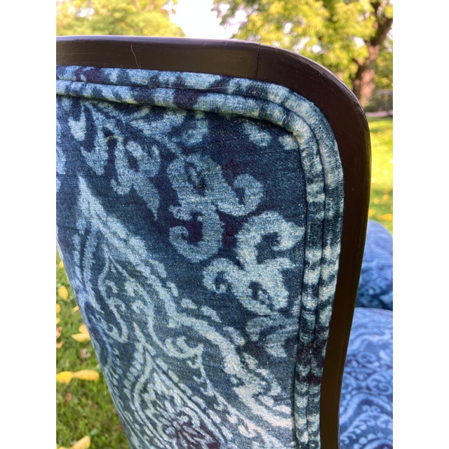 Wood Pair of Vintage Accent Chairs For Sale - Image 7 of 9