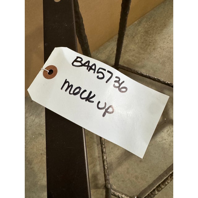 Aitne Cast Iron Dining Table Base Attributed to Susan Ferrier for Baker For Sale - Image 11 of 11