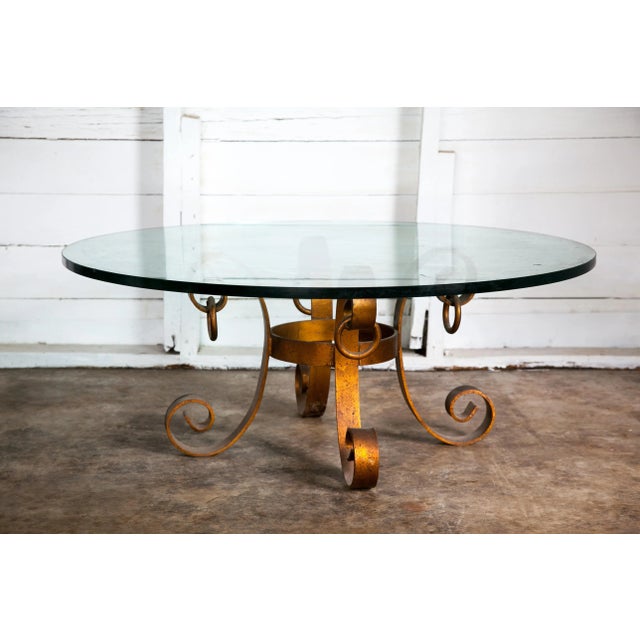 This table is The Understatement of Serious Glam. Simple curvaceousness says it all. 40" diameter 3/4" glass. Spectacular...
