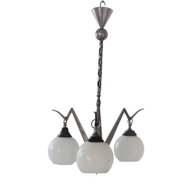 Art Deco Ceiling Lamp, 1920s For Sale