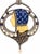 1910s 1910s Masriera Art Nouveau Pendant Necklace in 18k Gold, Platinum & Diamonds For Sale - Image 5 of 8