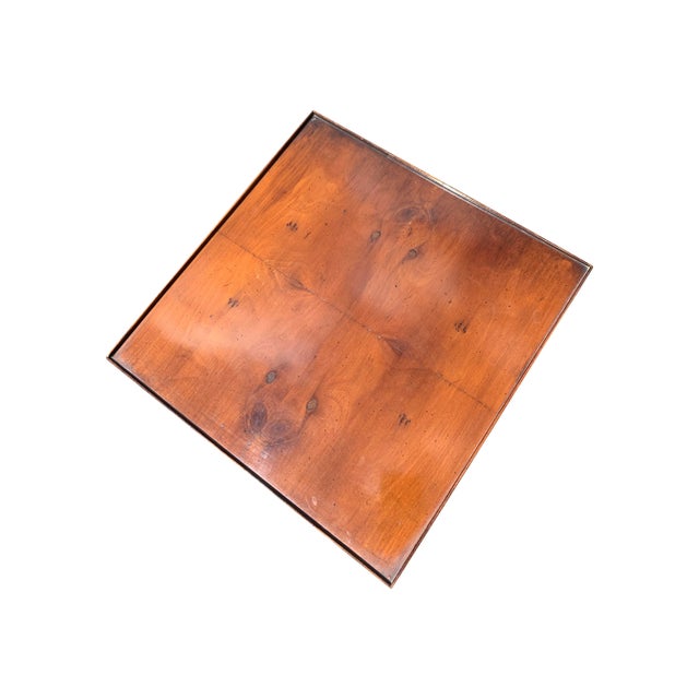 Hekman French Style Traditional Burl Wood Top Petite Accent Side Table Curved Legs With Drawer For Sale In New York - Image 6 of 8