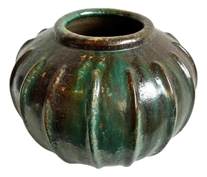 Antique Green Java Vase