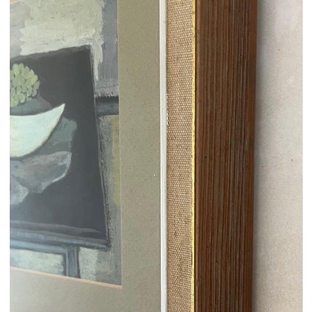 Cubist Still Life Gouache by Reid Fancher, 1947 For Sale - Image 9 of 12