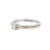 Gold 0.30 Ct Solitaire Diamond Unisex Engagement Ring in 18k White Gold Size 11 For Sale - Image 8 of 9
