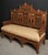 Spanish Early 20th Century Middle Eastern Carved Walnut Mashrabiya Settee, 1920s–1930s For Sale - Image 3 of 14