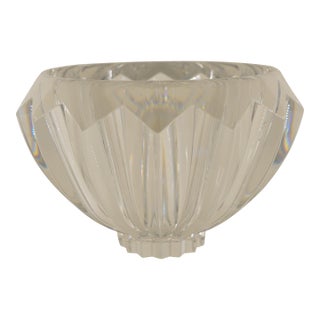 Vintage Orrefors Crystal "Zodiac" Bowl For Sale