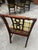 1970s Wooden Accent Chair With Green Plaid Cushion For Sale - Image 4 of 12