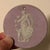 Wedgwood Antique 18th Century Wedgwood Lilac Jasperware Medallion Plaque - "Night Shedding Poppies" For Sale - Image 4 of 6