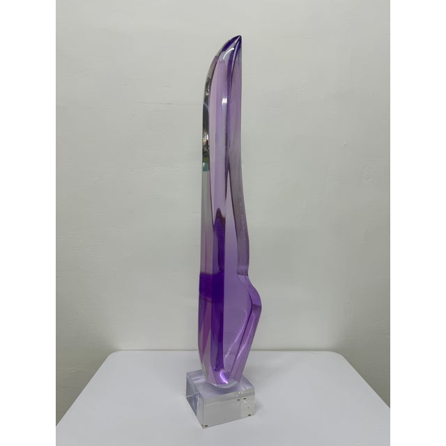 1980s Van Teal Multi-Color Abstract Acrylic Table or Floor Sculpture, 1980s For Sale - Image 5 of 16