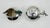 An exceptional Mid-Century Modern silver-plated creamer and covered sugar bowl designed by Emilia Castillo for the...