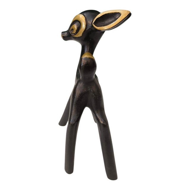 Walter Bosse, Bambi, 1950s, Brass For Sale - Image 3 of 5