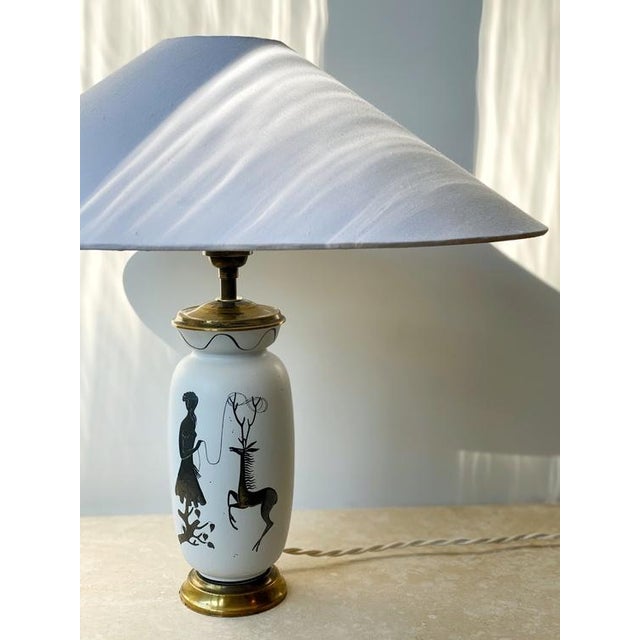 Grazia Stoneware Lamp by Gustavsberg for Stig Lindberg, 1950s For Sale - Image 3 of 8